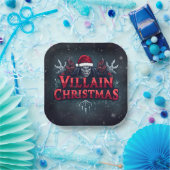  Villain95Store: A Dark Twist on Paper Plate Chr ペーパープレート (パーティー)