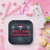 Villain95Store: A Dark Twist on Paper Plate Chr ペーパープレート (パーティー)