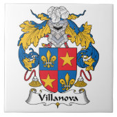 Villanovaの家紋 タイル (正面)