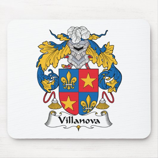 Villanovaの家紋 マウスパッド (正面)