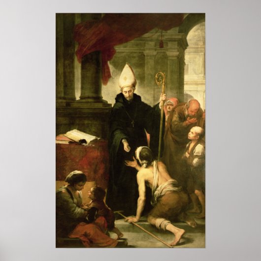 Villanueva Distributing AlmsのSt. Thomas, 1678 ポスター (正面)