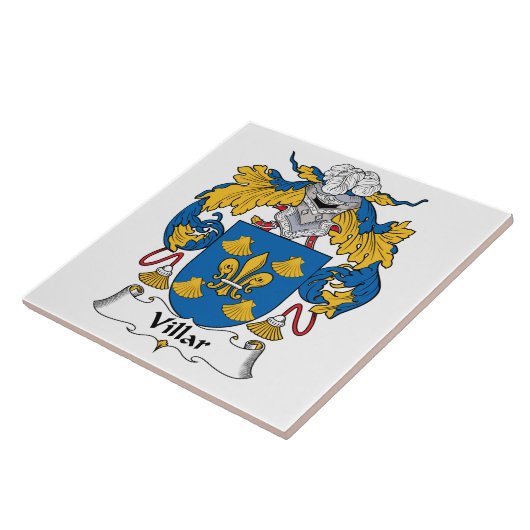 Villarの家紋 タイル (側面)
