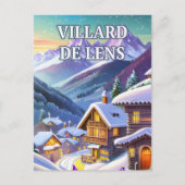 Villard de Lens : Élégance Alpine dans un Écrin  ポストカード (正面)