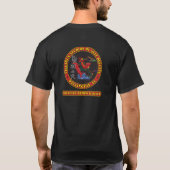 Villari's Studios of Self DefenseスクールTシャツ Tシャツ (裏面)