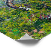 Villas in Bordighera by Claude Monet ポスター (角)