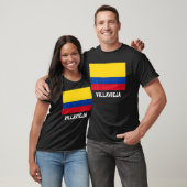 Villavieja Colombia Flag Emblem Escudo Bandera Cre Tシャツ (ユニセックス)