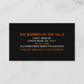 Villeの理容師 名刺 (裏面)