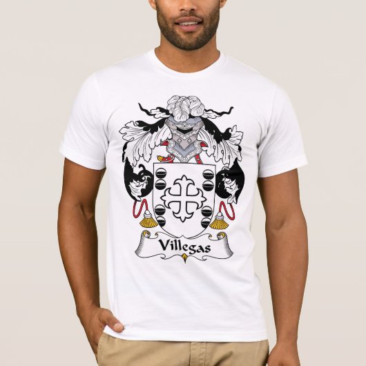 Villegasの家紋 Tシャツ (正面)