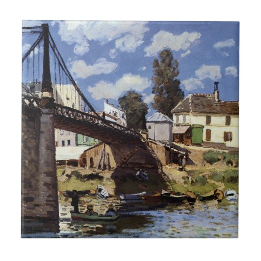 Villeneuve laGarenneの橋 タイル (正面)