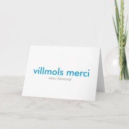 Villmols Merci | Merci Beaucoup サンキューカード