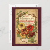Vilmorin-Andrieux & Co. Seed Catalog Ad ポストカード (正面/裏面)