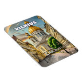 Vilnius, cœur battant de la Lituanie マグネット (右側)