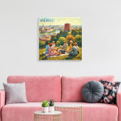 Vilnius Hilltop Picnic View Canvas Art キャンバスプリント (インサイチュ (リビング))