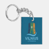 Vilnius Lithuania キーホルダー (正面左)