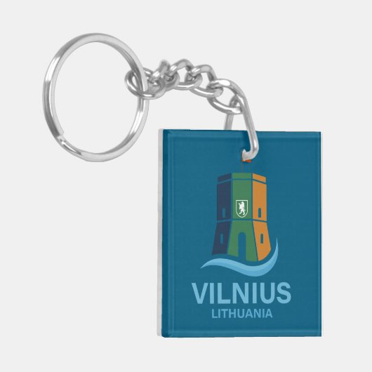 Vilnius Lithuania キーホルダー (正面左)
