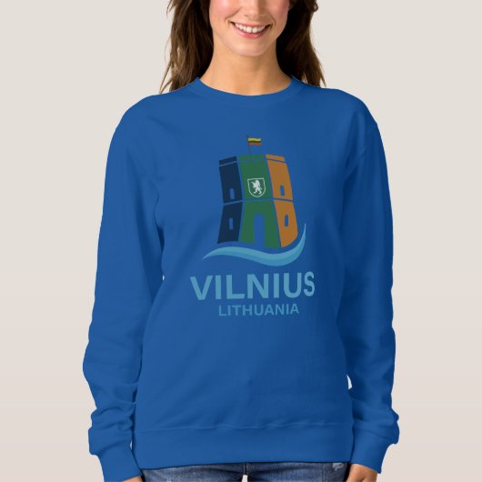 Vilnius Lithuania スウェットシャツ (正面)