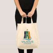 Vilnius Lithuania トートバッグ (正面(商品))