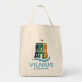 Vilnius Lithuania トートバッグ (正面)