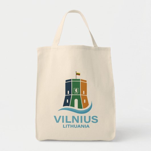 Vilnius Lithuania トートバッグ (正面)
