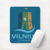 Vilnius Lithuania マウスパッド (マウス)