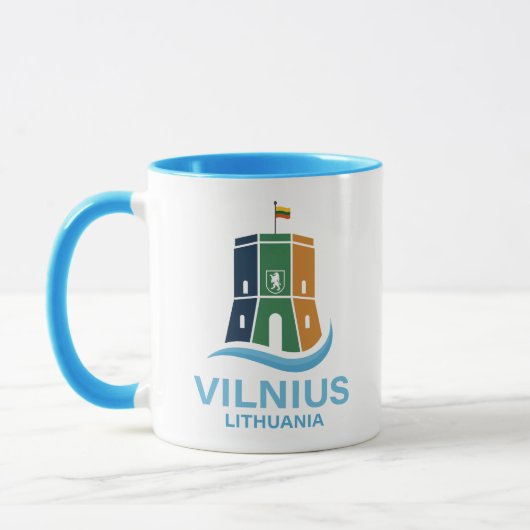 Vilnius Lithuania マグカップ (左)