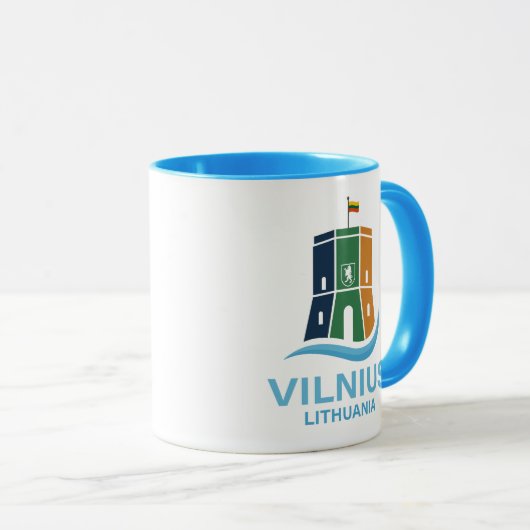 Vilnius Lithuania マグカップ (正面右)