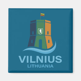 Vilnius Lithuania マグネット