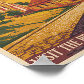 Vilnius Lithuania Illustration Travel Art Vintage ポスター (角)