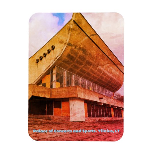 Vilnius, LT Soviet Palace of Concerts & Sports マグネット (縦)