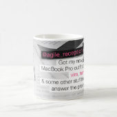 Vim、homebrewおよびgit コーヒーマグカップ (中央)