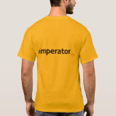 Vimperatorの実験室のワイシャツ Tシャツ (裏面)