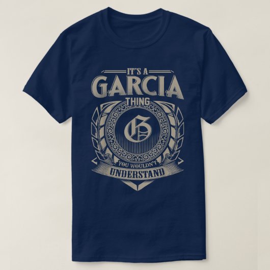 Vinという名前を理解できないのはGARCIAの事だ Tシャツ (デザイン正面)