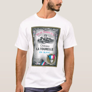 Vin De Bordeaux Wine LabelEurope Tシャツ