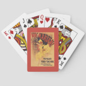 Vin Marianiのダンサーの注ぐワイン トランプ (裏面)