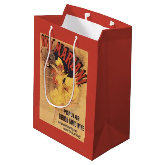 Vin Marianiのダンサーの注ぐワイン ミディアムペーパーバッグ (裏面アングル)
