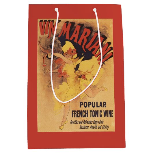 Vin Marianiのダンサーの注ぐワイン ミディアムペーパーバッグ (正面)