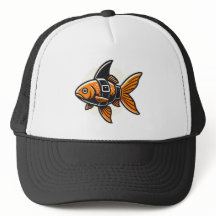 Vin Zzepによるサメのヒレの金魚Tシャツ