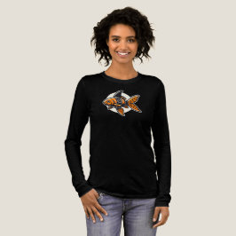 Vin Zzepによるサメのヒレの金魚Tシャツ トライブレンドTシャツ