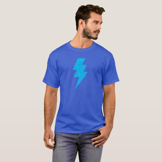 Vin Zzepによる強烈なパワーボルト Tシャツ (正面フル)
