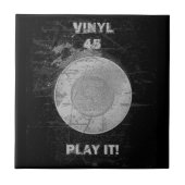 VINAL 45 RPMレコード タイル (正面)