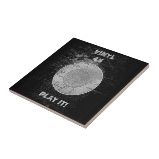 VINAL 45 RPMレコード タイル (側面)