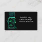 Vinatgeのカメラの名刺の写真撮影 名刺 (裏面)