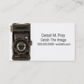 Vinatgeのカメラの名刺の写真撮影 名刺 (裏面)