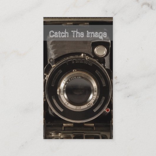 Vinatgeのカメラの名刺の写真撮影 名刺 (正面)