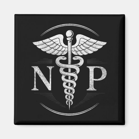 Vinatge Nurse Practitioner Nursing Np Hostal Medic マグネット (正面)