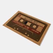 Vinatge Radio Doormat, Retro Mat Present ドアマット (アングル)
