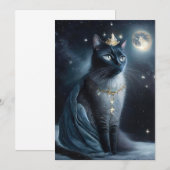 Vinatge Royal Cat サンキューカード (正面/裏面)