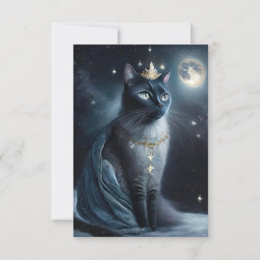 Vinatge Royal Cat サンキューカード (正面)