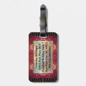 Vinayyaのモノグラム ラゲッジタグ (裏面縦)