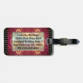 Vinayyaのモノグラム ラゲッジタグ (裏面横)